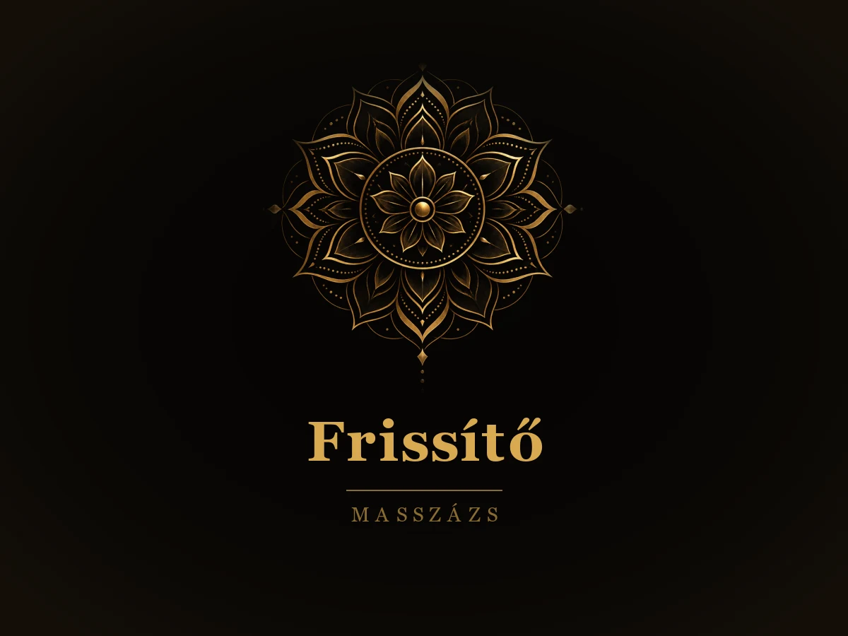 Frissítő masszázs